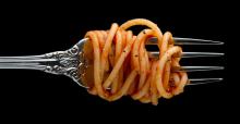 forchetta e spaghetti